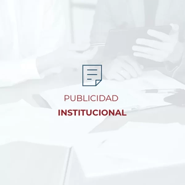 PUBLICIDAD INSTITUCIONAL